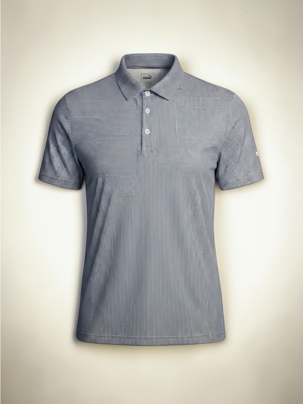 Puma Dry Cell Golf Men's Short-Sleeve Polo Shirt - Blue / White